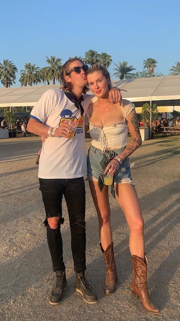 Ireland Baldwin, Stagecoach 2019, Cowboy Boots